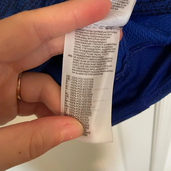 EUC | Adidas women’s dark blue black climawarm‎ logo active hoodie — small - Picture 5 of 7